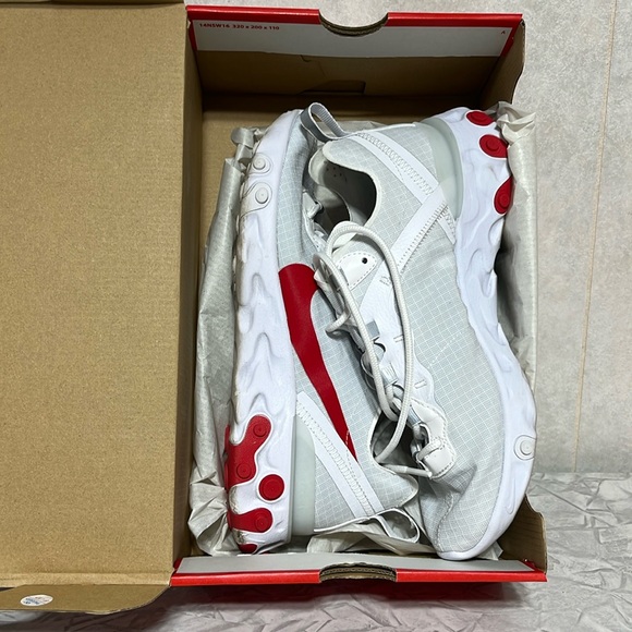 Nike React Element 55 SE SU19 men’s 8 women’s 9.5 like new RED - Picture 14 of 14